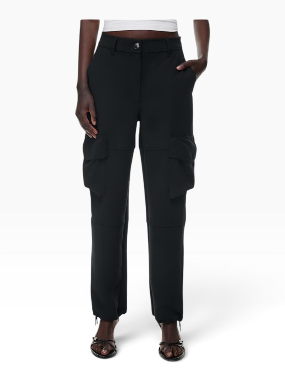 NEW Aritzia Wilfred Project Cargo Pant Womens Sz. 6 Crepette Elevated Minimalist